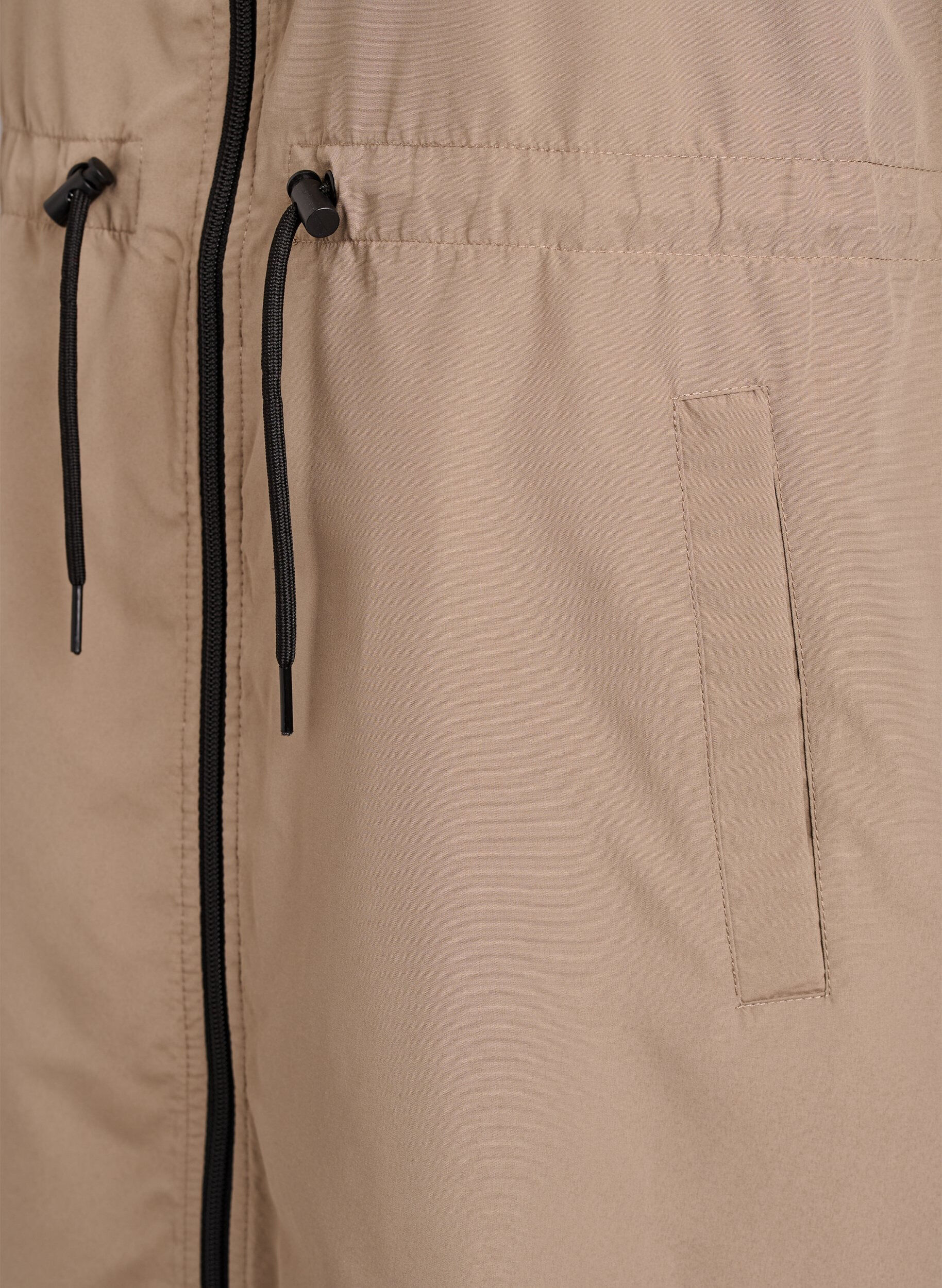 Zizzi Flash - Parka l&eacute;g&egrave;re avec capuche, Marron, Packshot image number 3