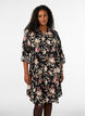 Chemise longue en lin et viscose, Noir, Model image number 0