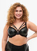  Soutien-gorge à armatures avec chaînes, Black, Model image number 0
