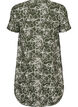 Robe en coton &agrave; manches courtes avec imprim&eacute;, Vert, Packshot image number 1