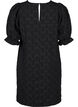 Robe jacquard courte avec des nœuds, Black W. Bow, Packshot image number 1