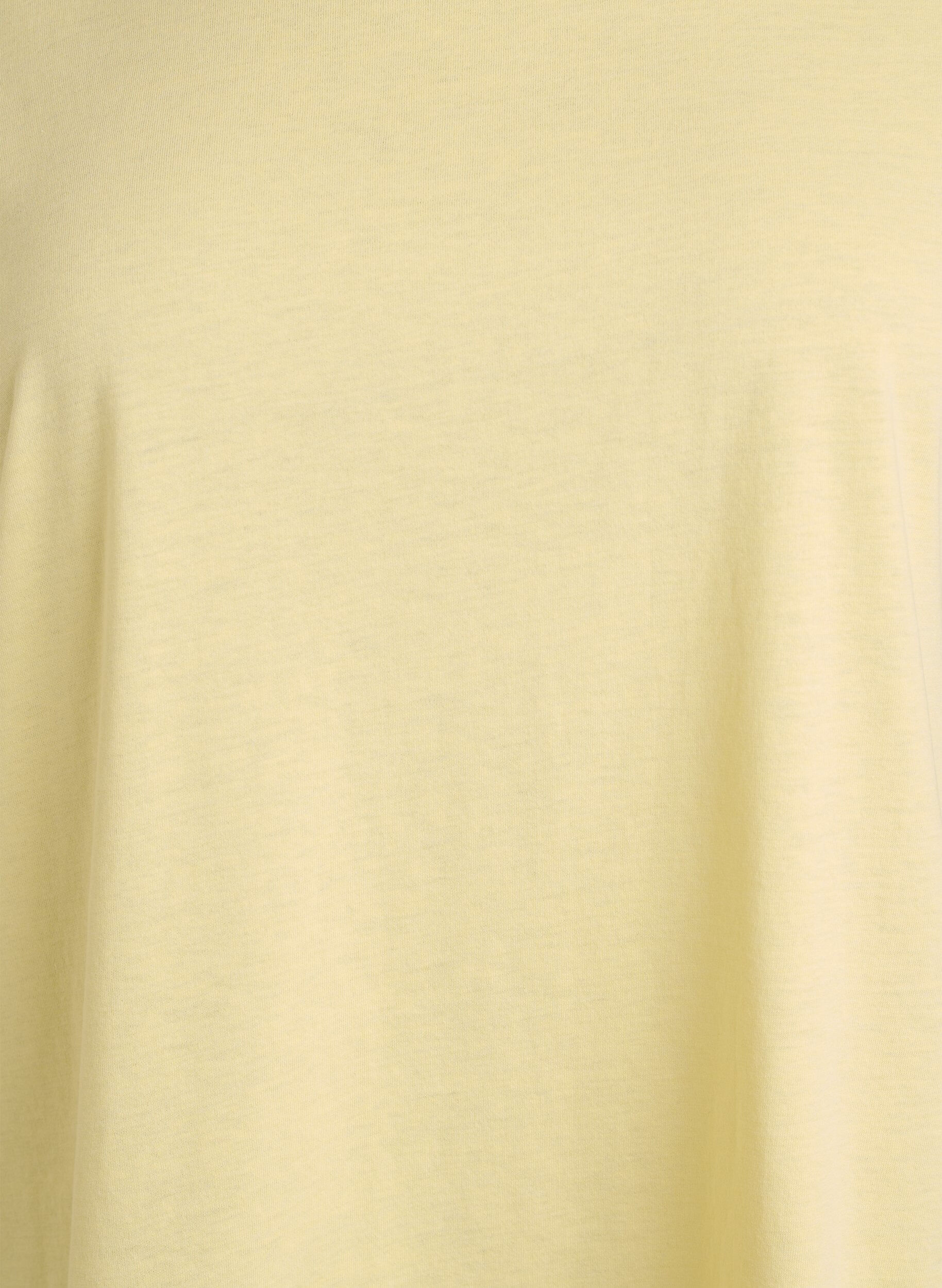 ZizziT-shirt &agrave; manches courtes en coton m&eacute;lang&eacute;, Jaune clair, Packshot image number 2