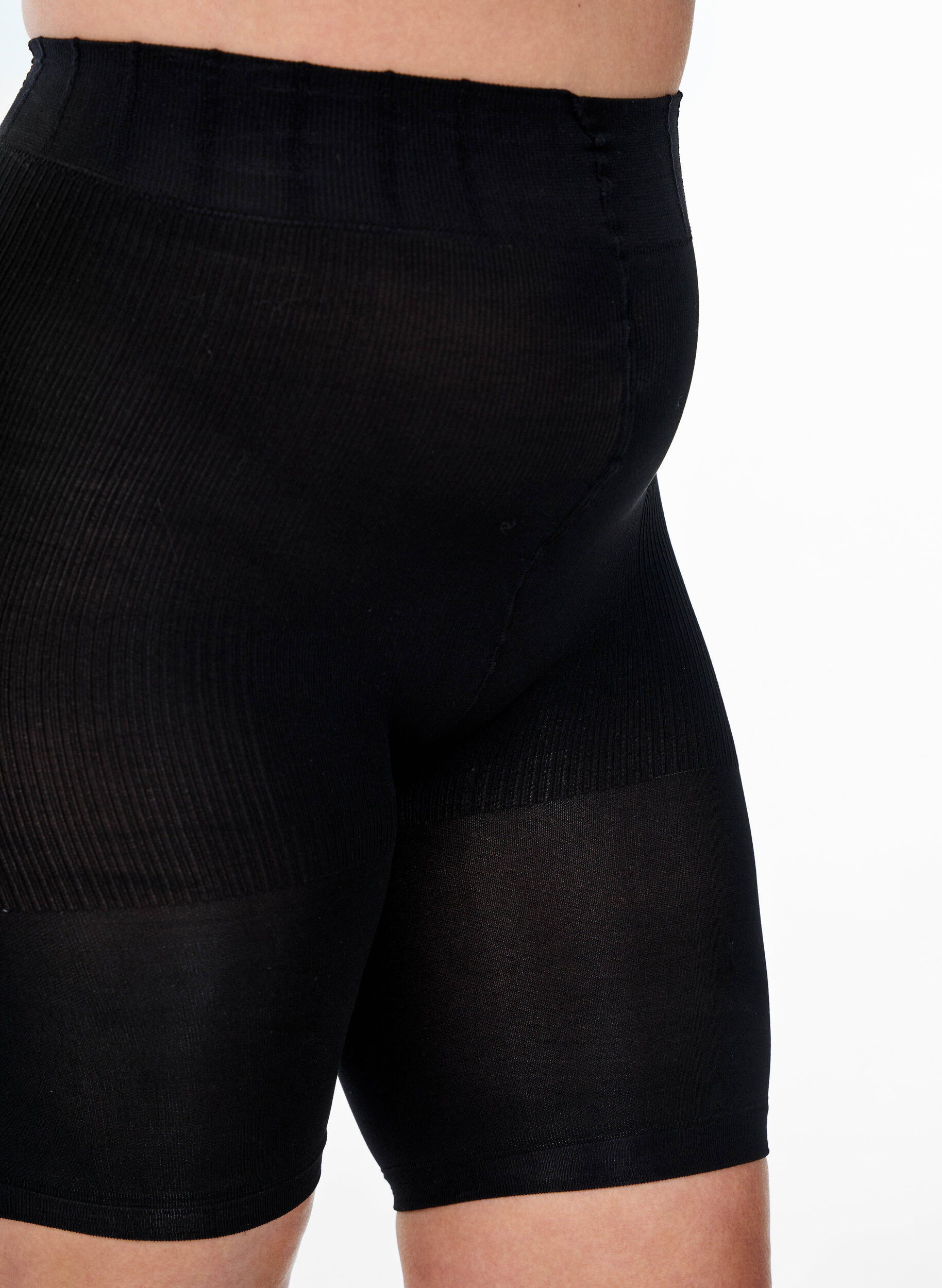 ZizziLot de 2 shortys push-up 60 deniers avec effet sculptant, Noir, Packshot image number 2