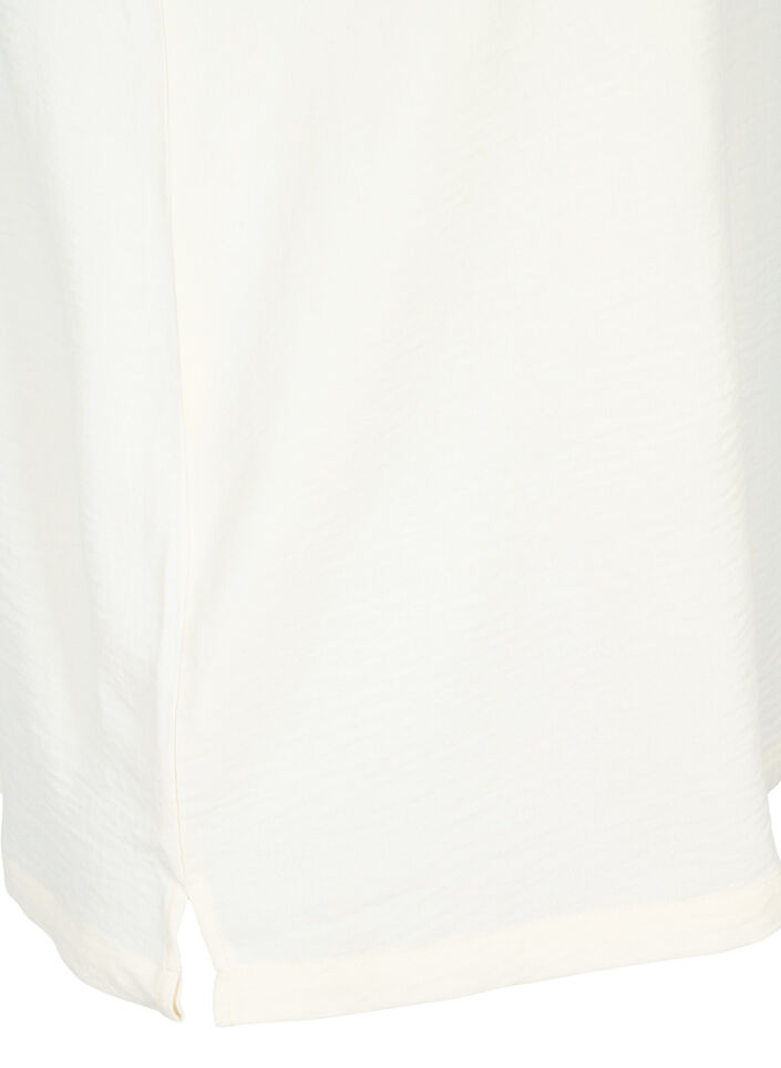 Haut sans manches effet froiss&eacute;, Vanille, Packshot image number 3