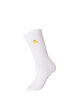 Chaussettes en coton avec motif, Blanc, Packshot image number 0
