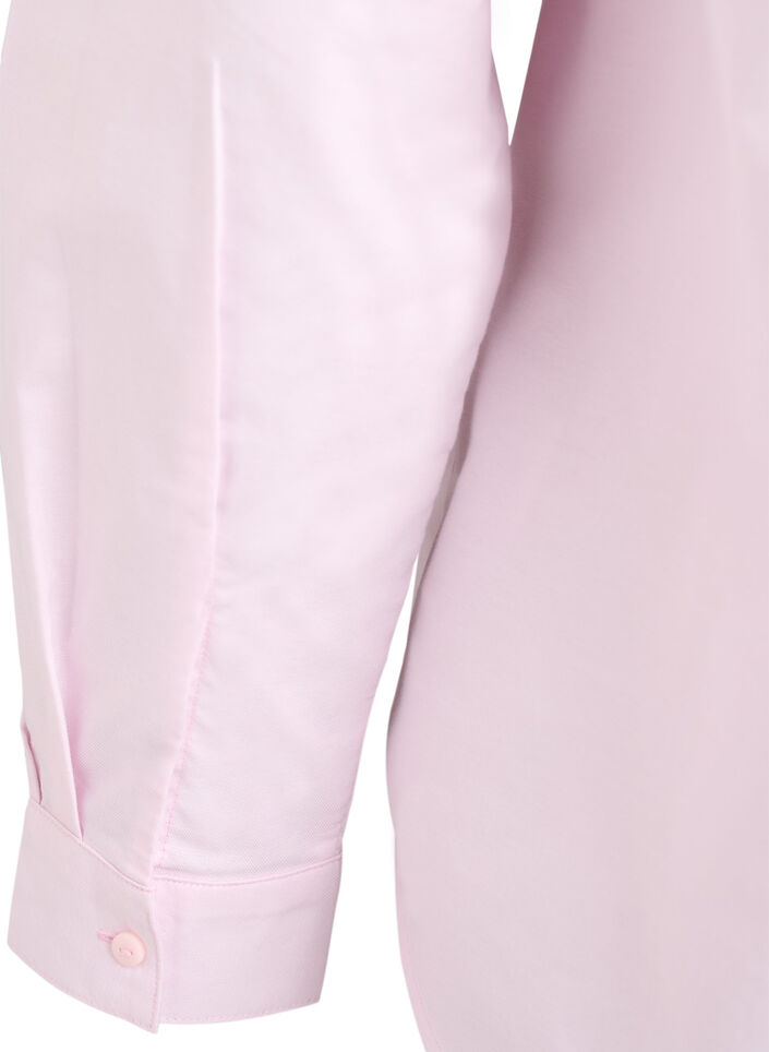 Chemise &agrave; manches longues en coton, Rose, Packshot image number 3