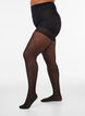Collant push-up 25 deniers &agrave; pois, Noir, Model image number 0