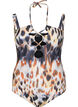 Maillot de bain imprimé avec bretelles amovibles, Abstract Leopard, Packshot image number 0