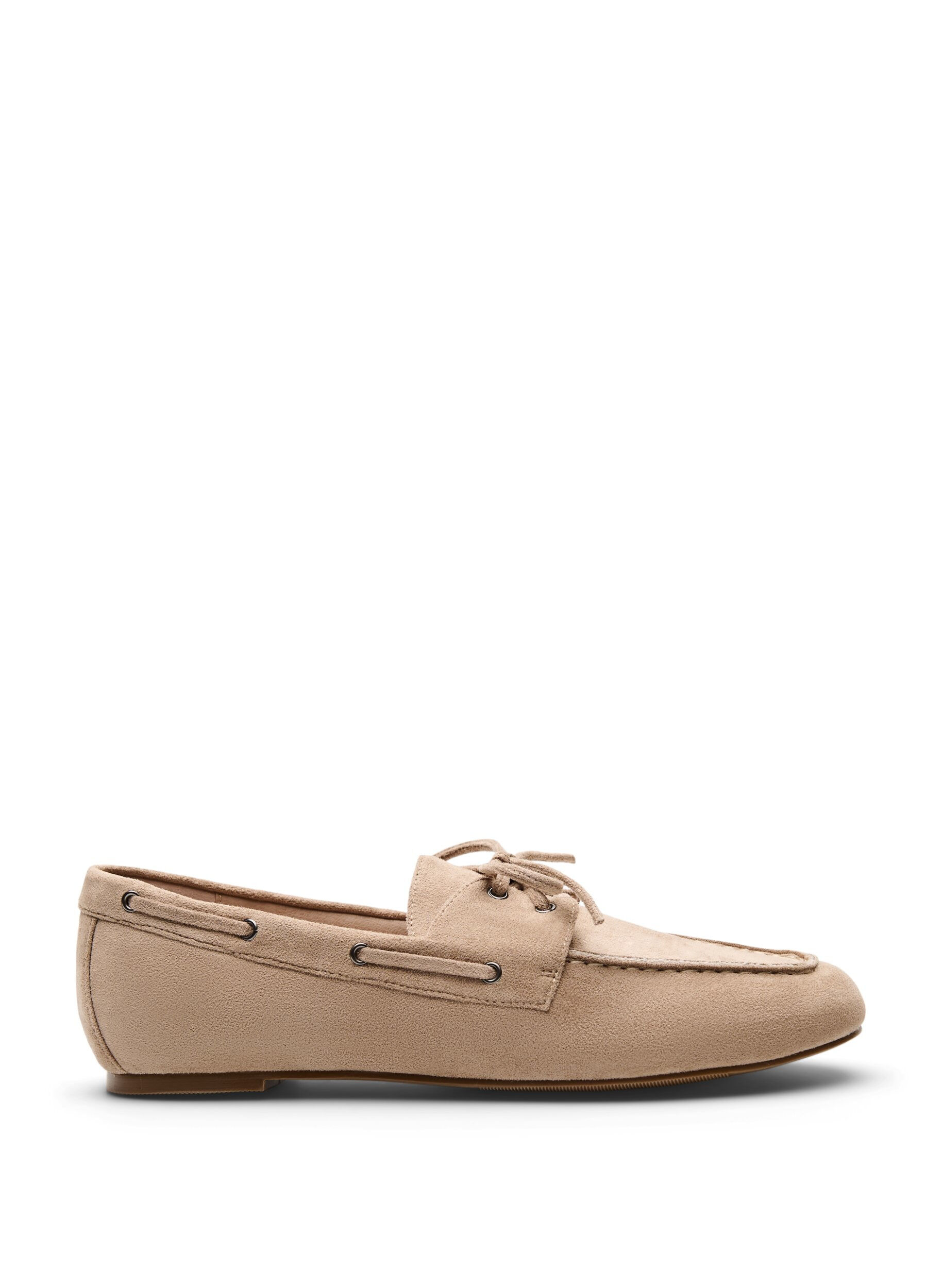 Zizzi Mocassins en su&eacute;dine, Beige, Packshot image number 0