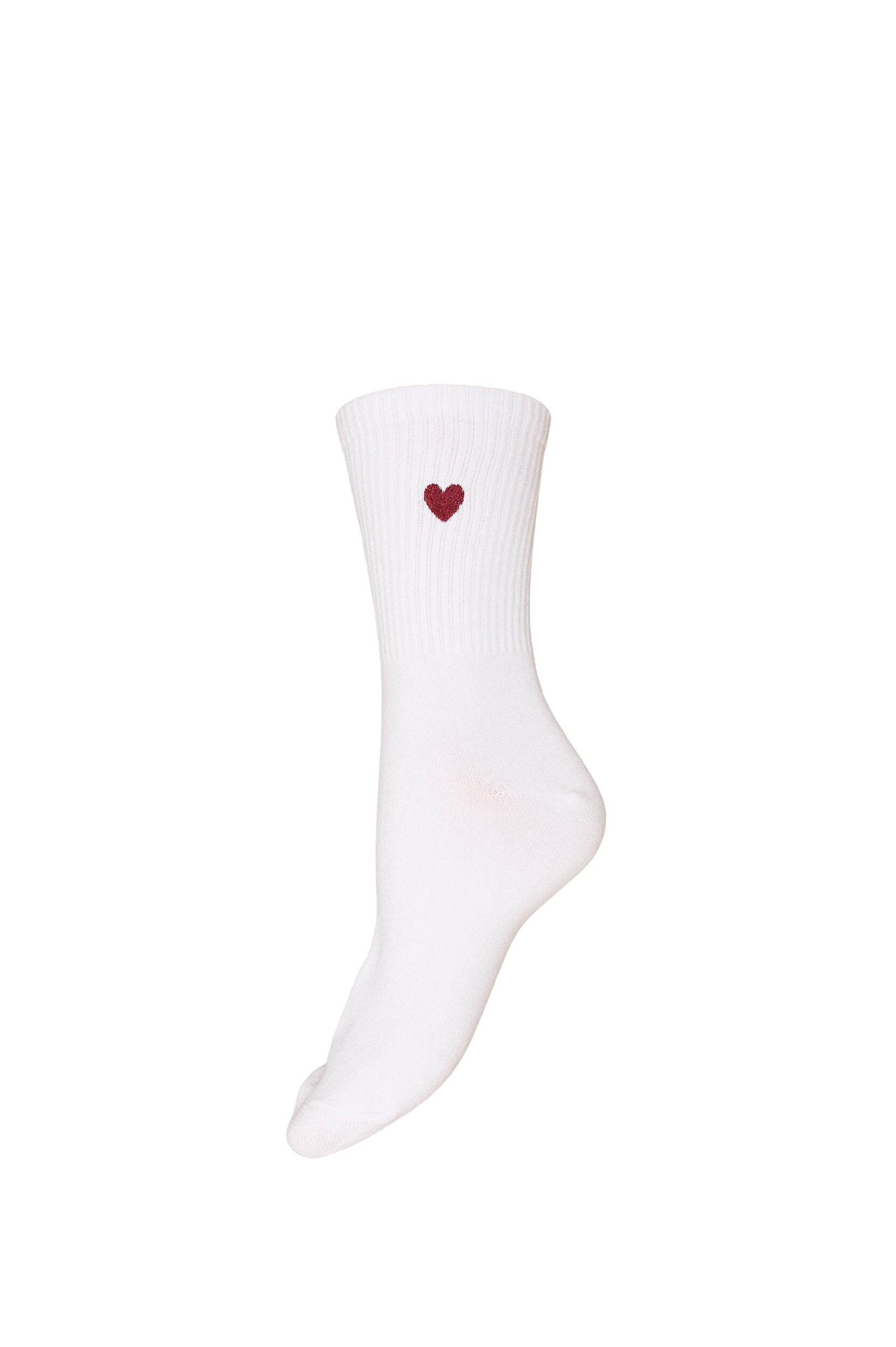 ZizziChaussettes en coton avec motif, Blanc, Packshot image number 0