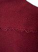 Veste teddy avec finitions en broderie anglaise et col montant, Bordeaux, Packshot image number 4