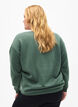 Sweatshirt avec motif &agrave; l'avant, Vert, Model image number 2