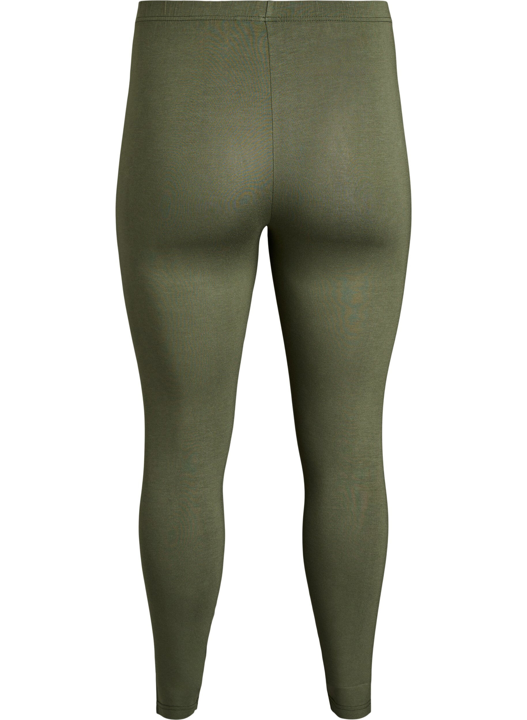 ZizziLeggings basiques en viscose, Vert, Packshot image number 1