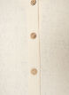 Blouse en coton textur&eacute; avec fermeture &agrave; boutons, Vanille, Packshot image number 2