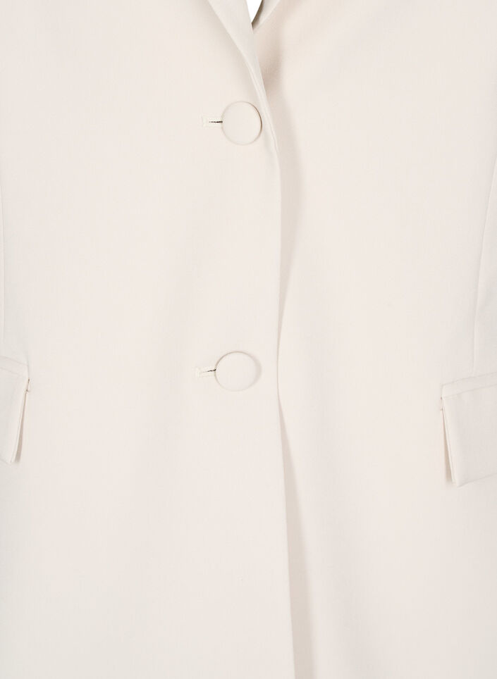 Blazer classique avec fermeture boutonn&eacute;e, Beige, Packshot image number 2