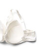 Soutien-gorge rembourr&eacute; en dentelle avec armatures, Blanc, Packshot image number 3