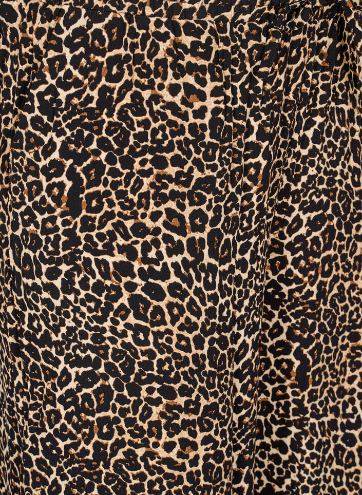 Pantalon ample en viscose avec poches, Marron, Packshot image number 2