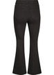 Jean taille haute avec coupe bootcut, Noir, Packshot image number 1