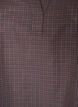 Blouse &agrave; carreaux avec col en V et manches 3/4, Marron, Packshot image number 2