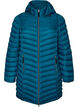 Veste l&eacute;g&egrave;re avec des poches et une capuche d&eacute;tachable, Bleu p&eacute;trole, Packshot image number 0