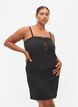 Robe bodycon avec détail neige, Black, Model image number 0