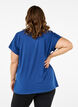 T-shirt de sport uni, Bleu, Model image number 2
