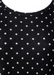 Robe midi en viscose &agrave; manches courtes, Black Dot, Packshot image number 2
