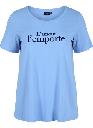 T-shirt à manches courtes avec imprimé, Ultramarine / N.Sky, Packshot image number 0