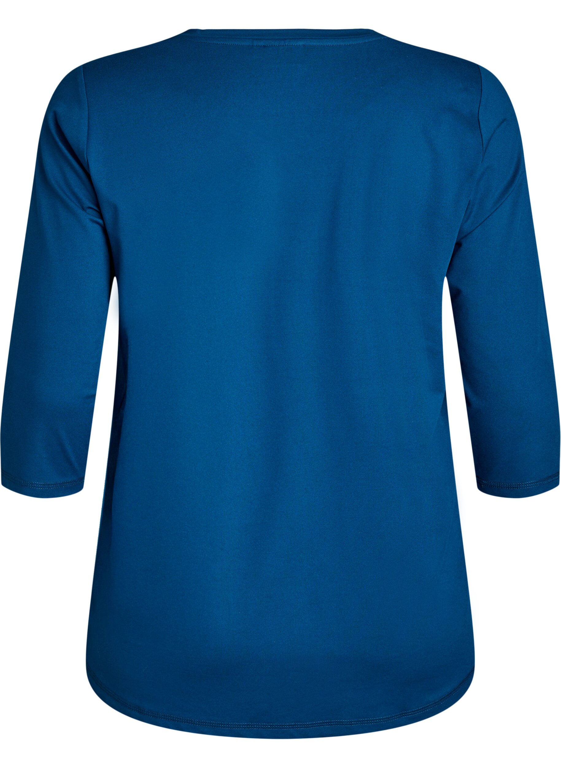 ZizziHaut de sport &agrave; manches 3/4, Bleu, Packshot image number 1