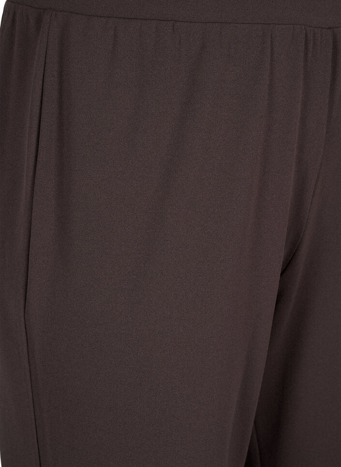 Pantalon &agrave; coupe droite, Marron, Packshot image number 2