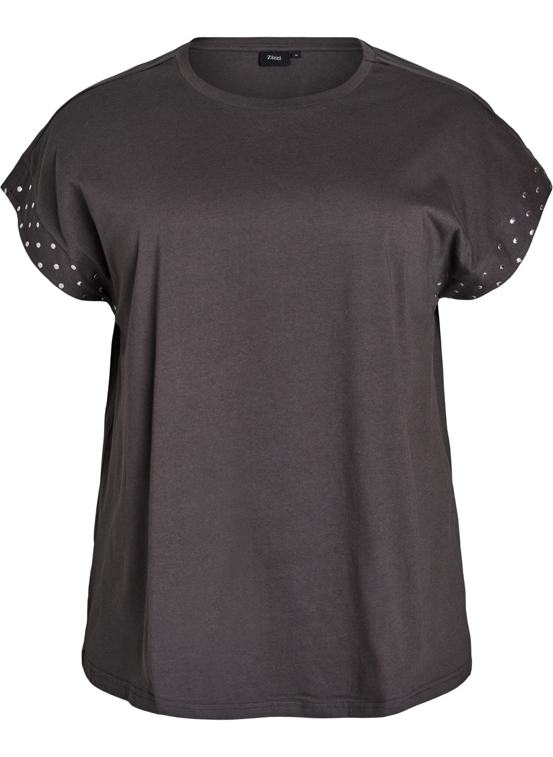 T-shirt en coton biologique avec rivets