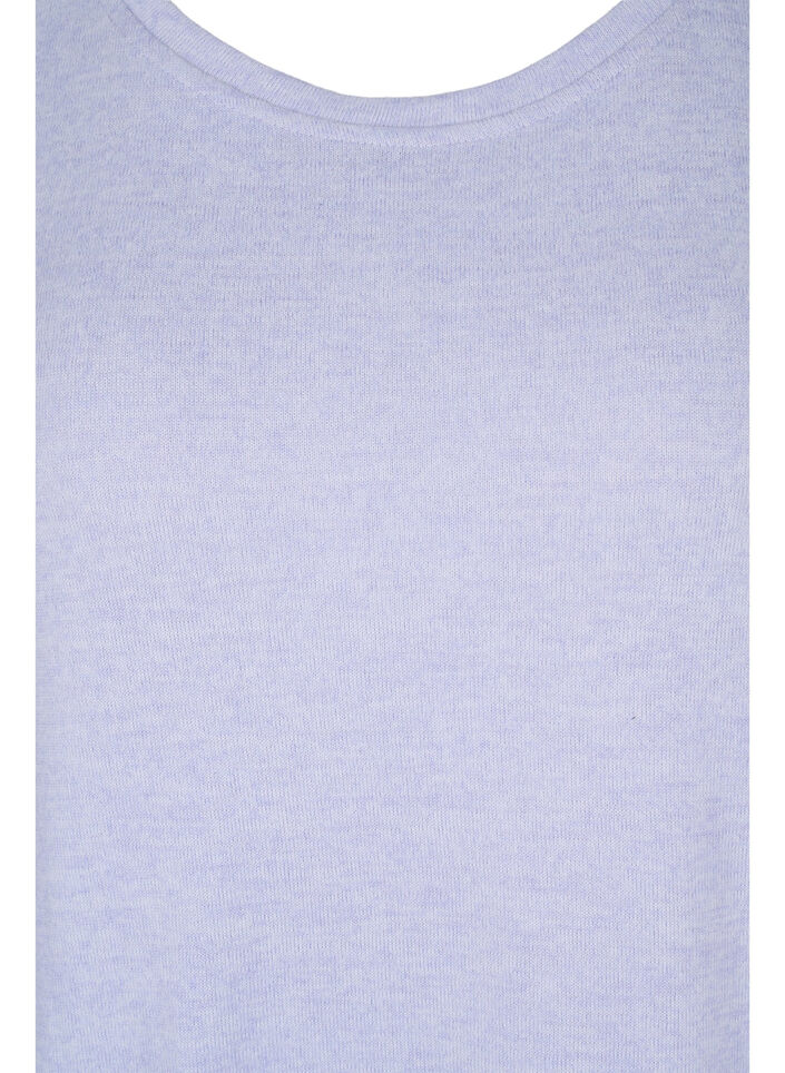 Chemisier à manches longues avec détails de boutons, Cosmic Sky Melange, Packshot image number 2