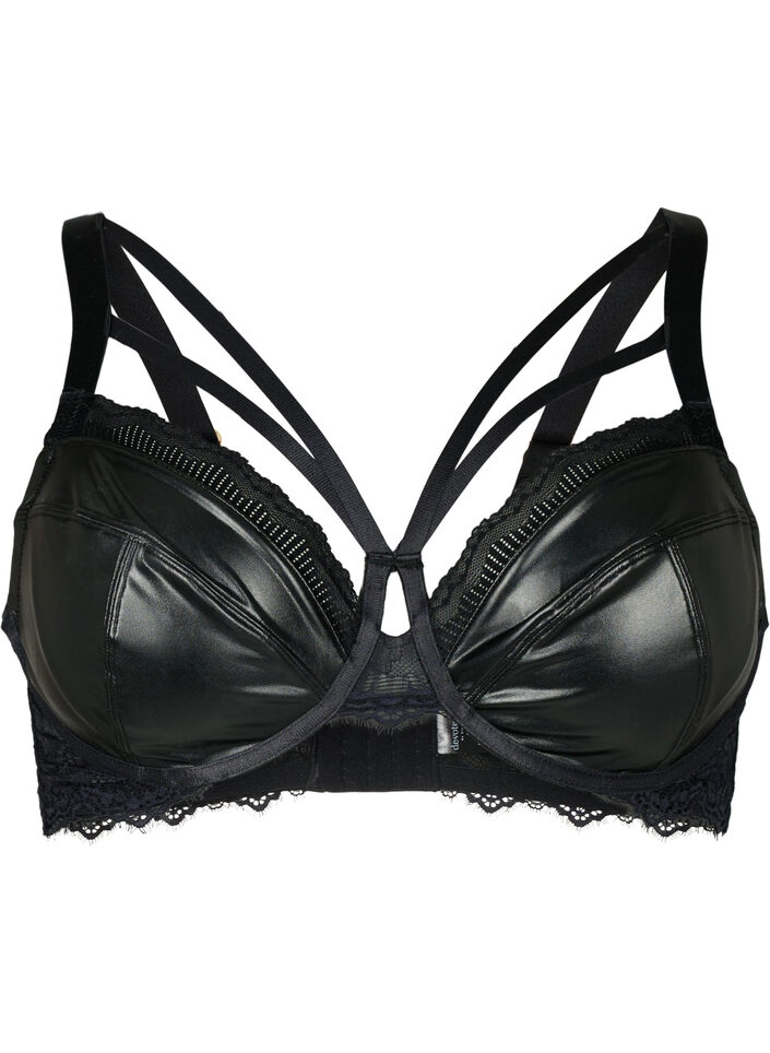  Soutien-gorge à armatures avec chaînes, Black, Packshot image number 0