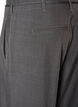 Pantalon de tailleur avec plis marqu&eacute;s et ceinture &agrave; nouer, Gris anthracite, Packshot image number 3