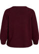 Cardigan en maille avec d&eacute;tail fleuri, Bordeaux fonc&eacute;, Packshot image number 1