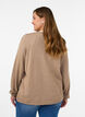 Cardigan avec des boutons ronds, Beige, Model image number 2