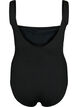 Maillot de bain avec structure en crêpe, Black, Packshot image number 1