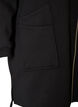 Cardigan long &agrave; capuche avec fermeture &eacute;clair, Noir, Packshot image number 3
