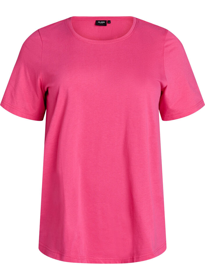 T-shirt imprim&eacute;, Rose, Packshot image number 0