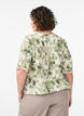 Blouse imprim&eacute;e &agrave; manches 1/2, Vert clair, Model image number 2