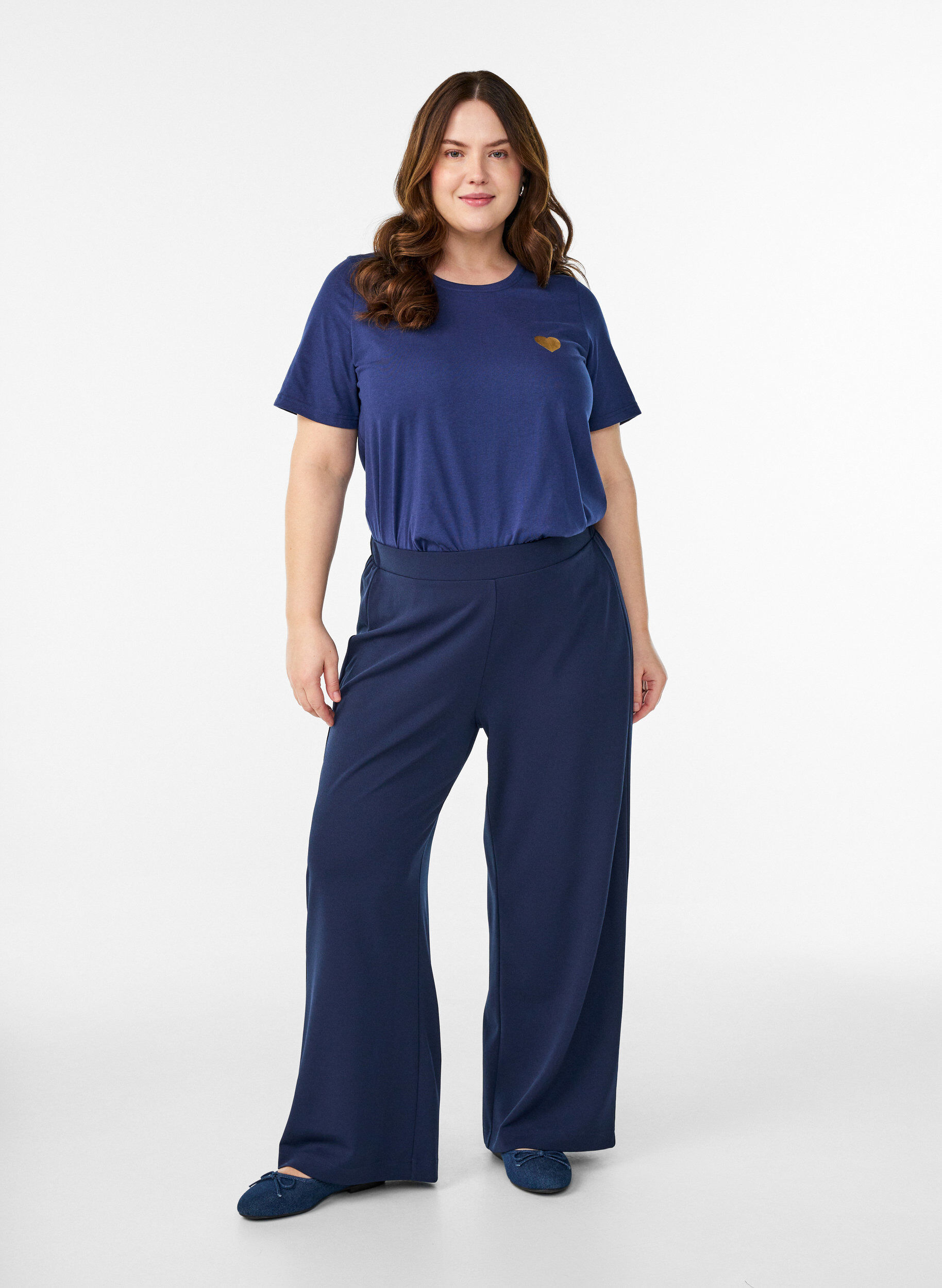 ZizziT-shirt imprim&eacute;, Bleu, Model image number 1