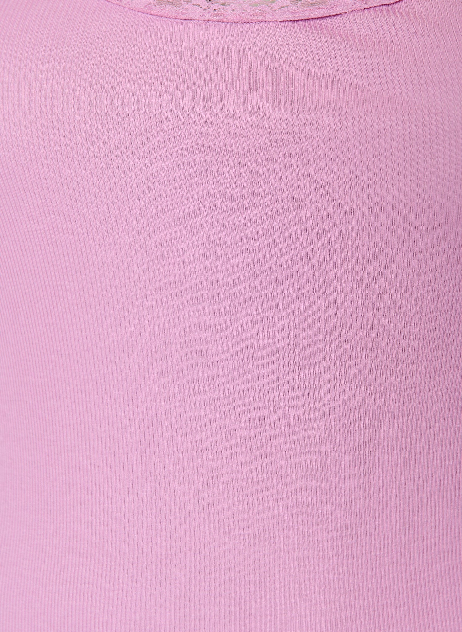 ZizziHaut &agrave; dentelle, Mauve, Packshot image number 2