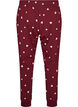 Bas de pyjama imprim&eacute;, Bordeaux, Packshot image number 1