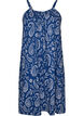 Robe &agrave; bretelles midi en coton bio, Bleu, Packshot image number 0