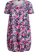 Robe en coton &agrave; manches courtes avec imprim&eacute;, Bleu, Packshot image number 0