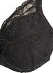 Soutien-gorge rembourr&eacute; en dentelle avec armatures, Noir, Packshot image number 2