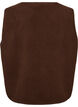 Gilet teddy avec boutons et poches, Marron, Packshot image number 1
