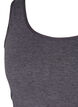 Soutien-gorge chiné à encolure ronde, Medium Grey Melange, Packshot image number 2