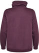 Sweat &agrave; col montant et poches, Violet, Packshot image number 1
