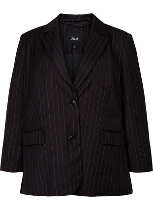 Veste à rayures fines, Black W. Pinstripe, Packshot image number 0